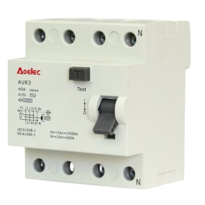 Diferencial 4x40A 300mA Clase AC AOELEC1