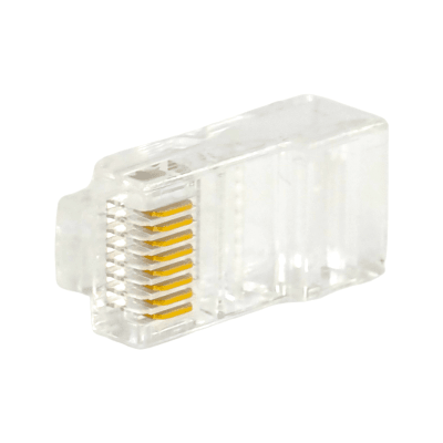 Conector Rj45 Cat5 Pass Thru  100 unidades1