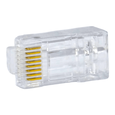 Conector Rj45 Cat6 Pass Thru 100 unidades1