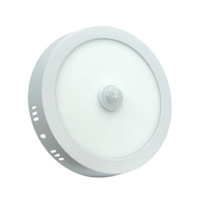 Panel Led Redondo Sobrepuesto Con Sensor 12W 6500k Stanford1