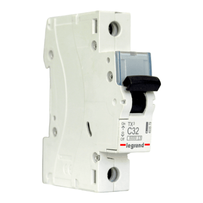 Interruptor Automático MCB 1P 32A Curva C 6kA Tx3 Legrand