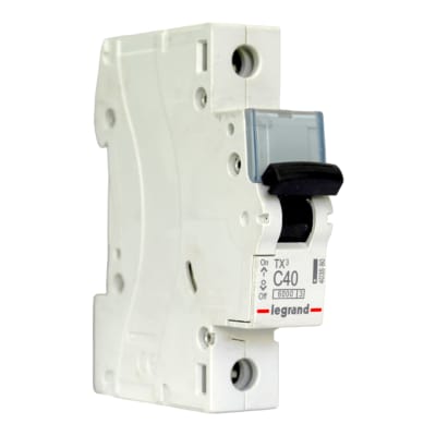 Interruptor Automático MCB 1P 40A Curva C 6kA Tx3 Legrand
