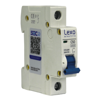 Automático 1x50A 6kA Curva C 240V/415V EBS6BN Lexo