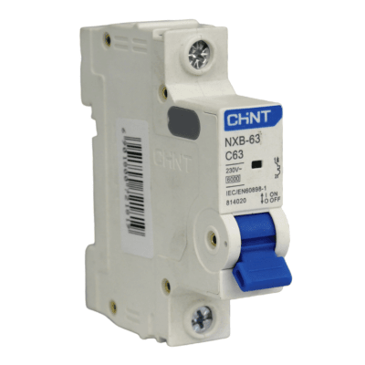 Automático 1x63A 6kA Curva C 230/400V NXB-63 Chint1