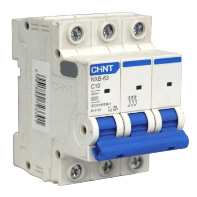 Automático 3x10A 6kA Curva C 230/400V NXB-63 Chint1