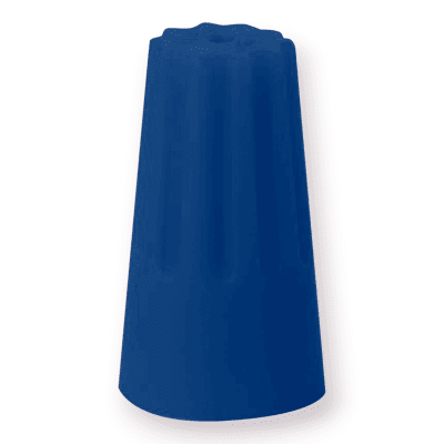 Conector Plastico Conico Para Cable Nro 22 Azul 100un
