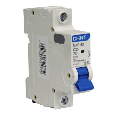 Interruptor Automático MCB 1P 25A Curva C 6kA Chint