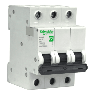 Interruptor Automático MCB 3P 63A Curva C 6kA Schneider