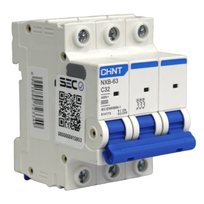 Interruptor Automático MCB 3P 32A Curva C 6kA Chint