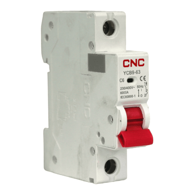 Automático 1x6A 6kA Curva C 230/400V YCB9-63 Cnc