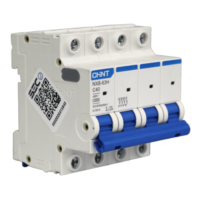 Automático 4x40A 10kA Curva C 400V NXB-63H Chint