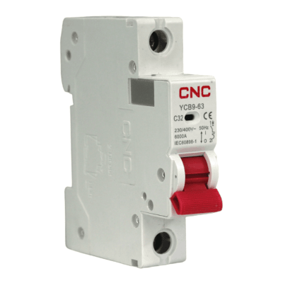 Interruptor Automático MCB 1P 32A Curva C 6kA Cnc