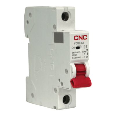 Automático 1x40A 6kA Curva C 230/400V YCB9-63 Cnc