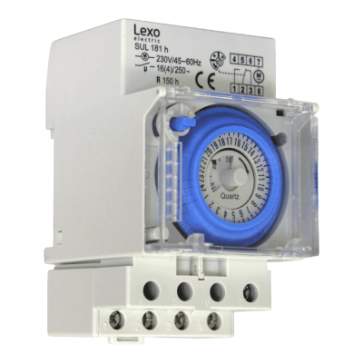 Temporizador analogo programable220v Riel Din1