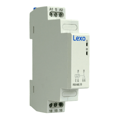 Rele de Memoria RS-ML13 24-240 VAC/VDC  1 C/O  Lexo1