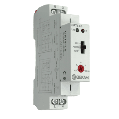Rele Temporizador De Escala 230v 16a GRT8-LS 0.5 Min A 20 Min BEKAM