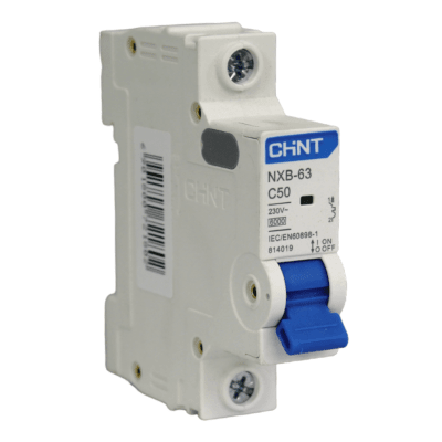 Automático 1x50A 6kA Curva C 230/400V NXB-63 Chint1