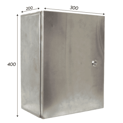 Gabinete Acero Inoxidable 1 Puerta 400x300x200