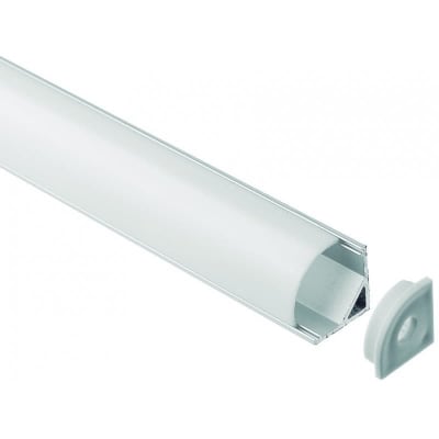 Perfil de aluminio Triangular c/difusor 2MTS1