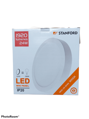 Pack X 10 Foco Panel Plafon Led Sobrepuesto Redondo 24w Pack X 10 Foco Panel Plafon Led Sobrepuesto Redondo 24w