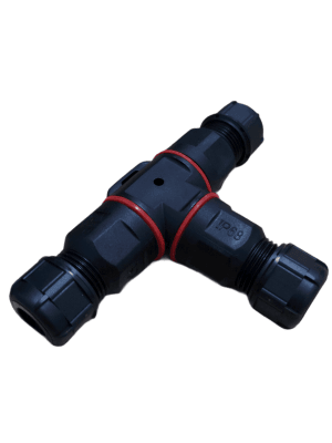 Conector tee para cordón IP68 5 -10mm