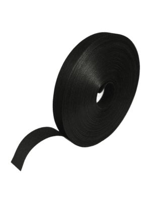 Velcro negro 20mm x 20 mts
