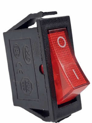 Interruptor rocker on-off 15a 250vac qy6031