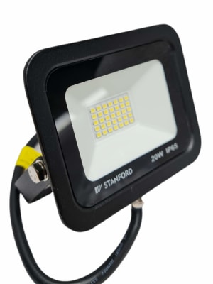 Proyector Slim negro 20W IP65 6500K1