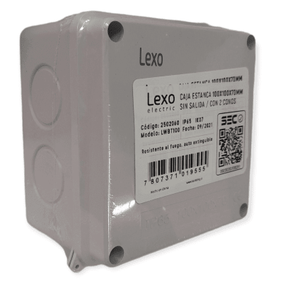 Caja Estanca Lisa Pvc 100x100x70 Ip651