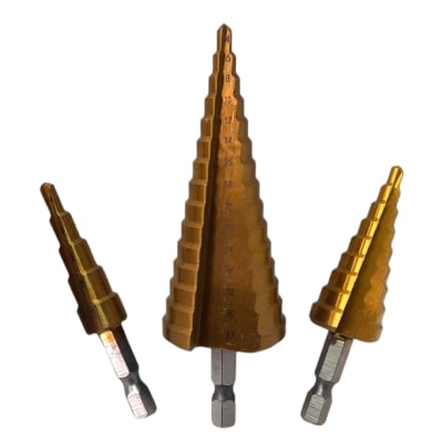 Brocas cónicas set 3 unidades 4 a 32 mm