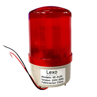 Baliza Giratoria Led 220v Rojo