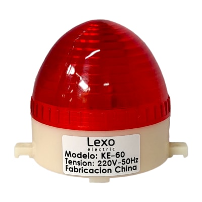 Baliza destellante led roja 220V LEXO1
