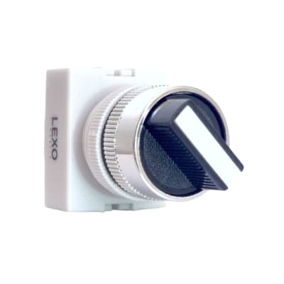 Selector 2 Posiciones PVC 22mm 1 Nc 10a Lexo1