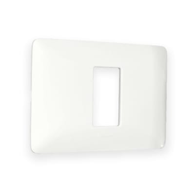 Placa 1 Mod. Blanco Matix AM503/1BN