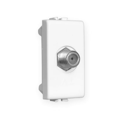 Mod. Toma Coaxial TV Tipo F Blanco Matix AM5152