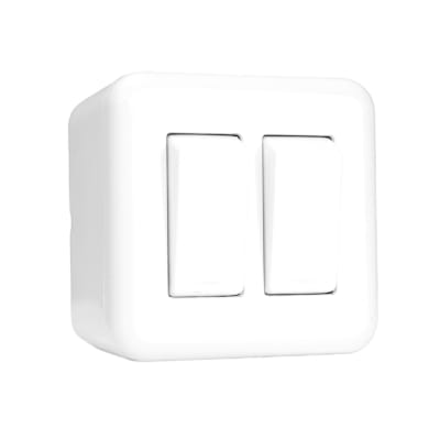 Casquete Blanco Interruptor 9/15 16A 250V Genesis