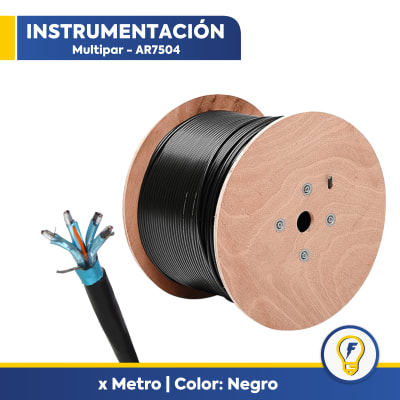 Cable Instrumentación Pvc Multipar 4x2x18Awg Blindaje AR7504