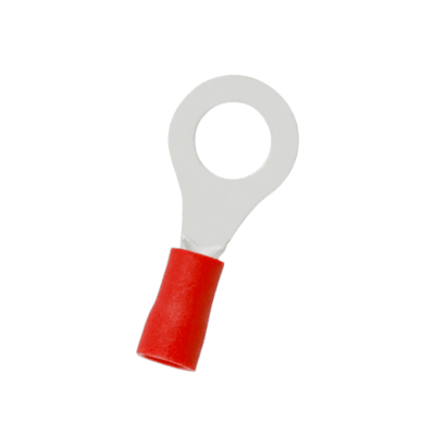 Terminal Argolla Rojo M6 22-16 Awg 6mm Bolsa 100un