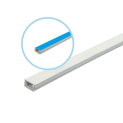 Canaleta 14x7 Mm Con Pegamento Tira 2 Mts Kalop