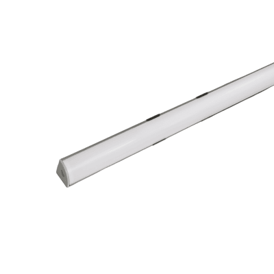 Perfil de Aluminio Triangular C/Difusor y accesorios 1MTS1