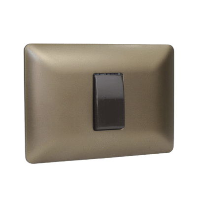 Interruptor simple 9/24 10A 220V MTX CAFE STANFORD