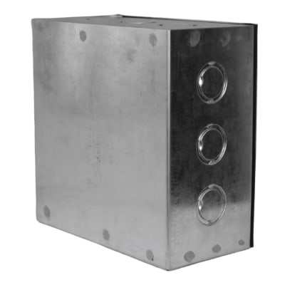 Caja Pre-Galvanizada Pre-Picada B-22 200X200X100 Tapa y Empq