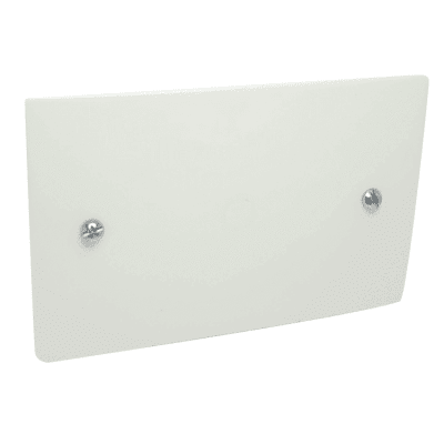 Tapa Plastica Ciega Con Perno Blanca