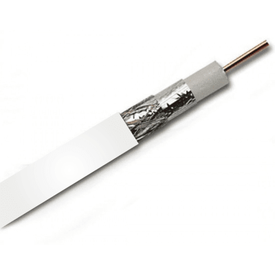 Cable Coaxial 95%M Rg59 Blanco X Mts