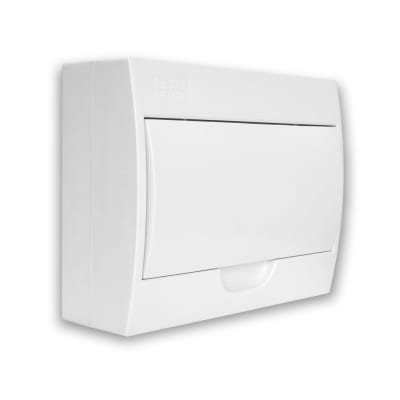 Tablero Sobrepuesto L/H Tapa Blanca 12 Circuitos Lexo