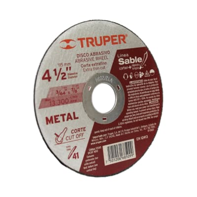 Disco de corte 4 1/2