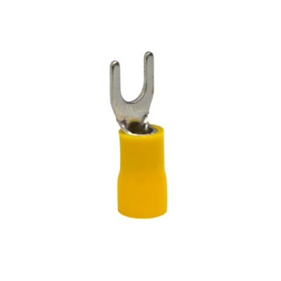 Terminal Horquilla Amarillo M5 12-10 Awg 5mm Bolsa 100un