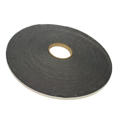 Espuma Pvc Adhesiva Negra 3.2x12mm x30mts