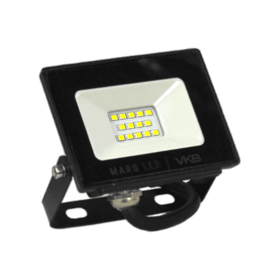 Proyector Led 10W 6500K Negro IP65 VKB1