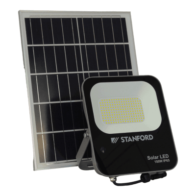 Proyector led solar 100w 2000lm 6500K IP65 Stanford